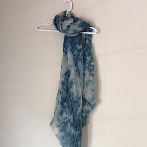 Anthropologie Shibori Tie Dye Scarf